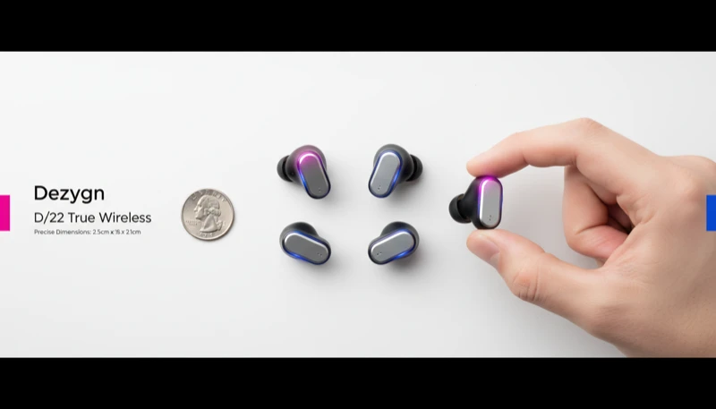 AI scale shot showing a product held in a hand for size reference
