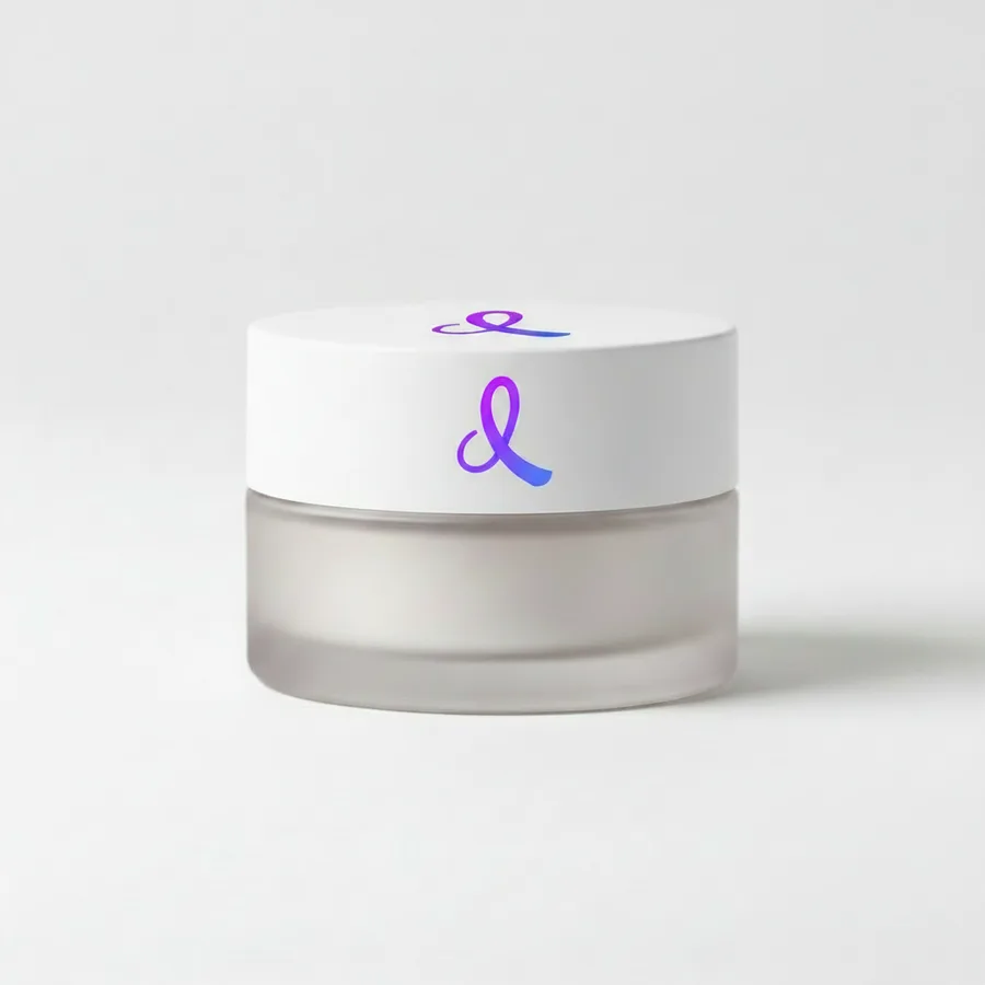 The real product photo of the face cream jar